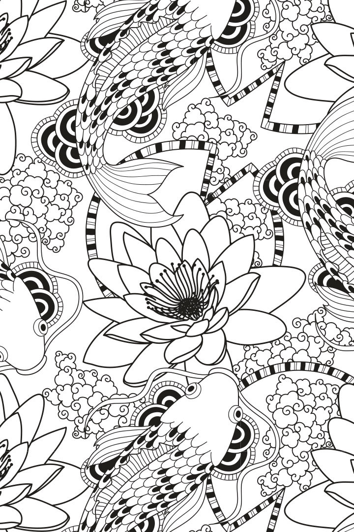Mandala descargable para colorear 1