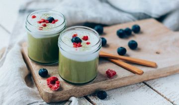 Receta de natillas de té matcha