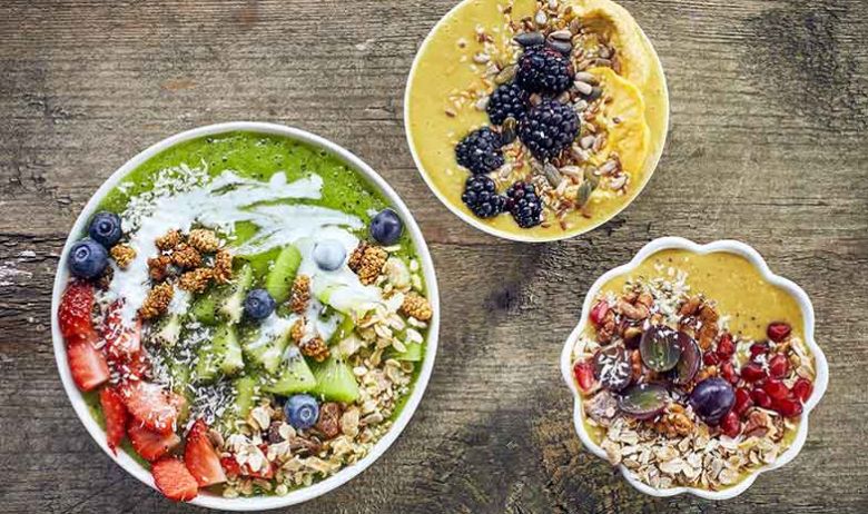 Recetas bowls dulces para desayunar