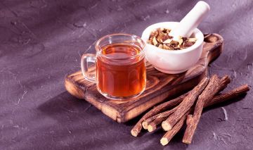 Infusión de regaliz contra la presión baja